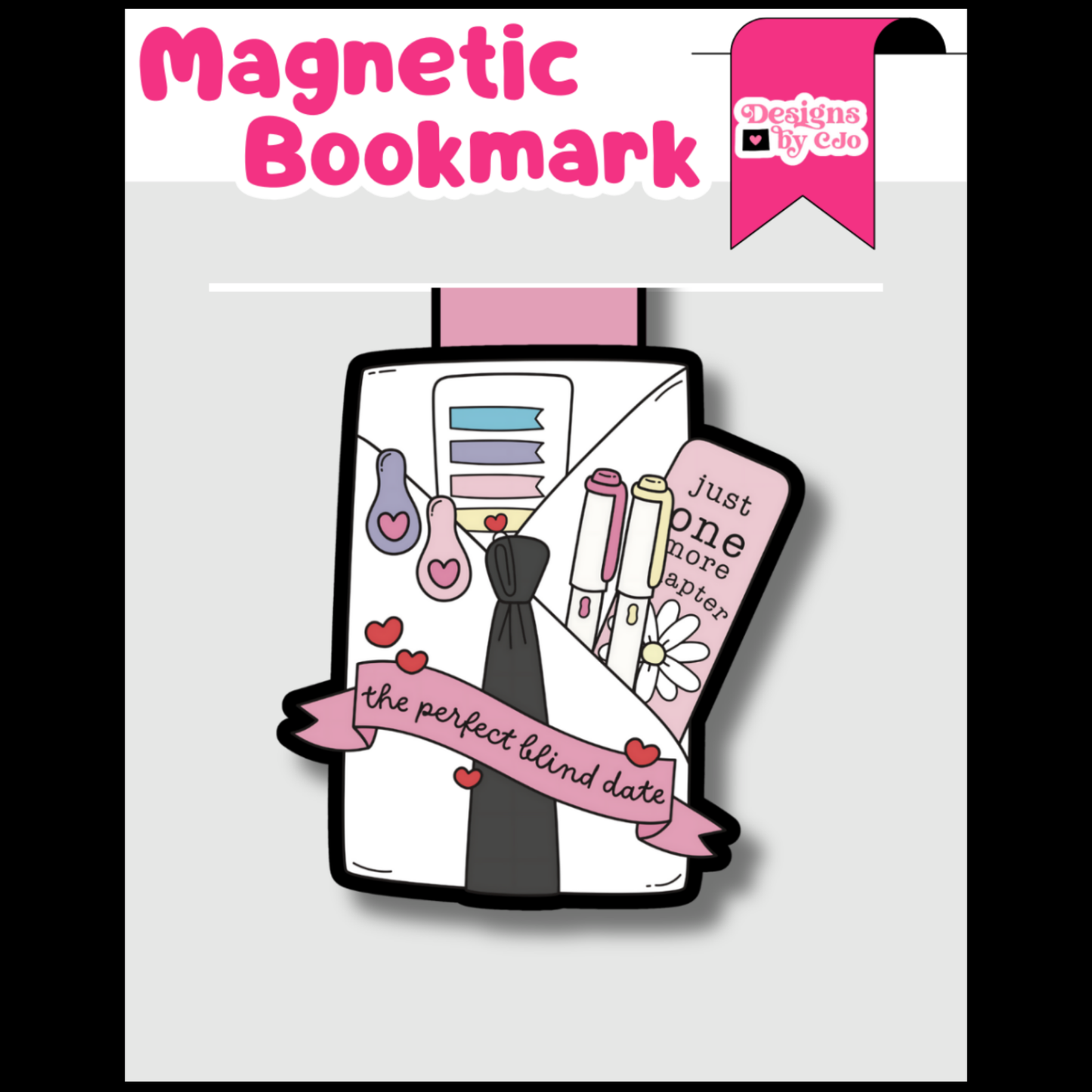 The Perfect Blind Date with a Book Magnetic Bookmark