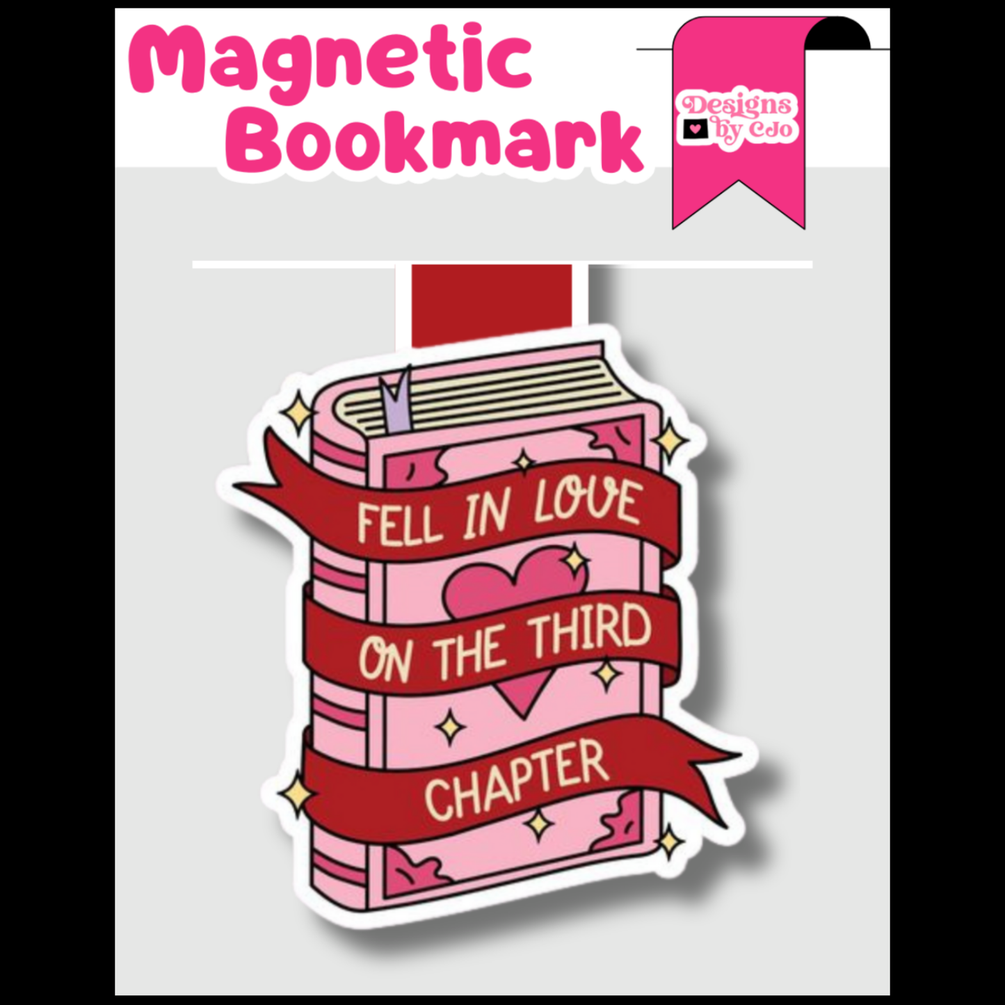Fell in Love on the Third Chapter Magnetic Bookmark
