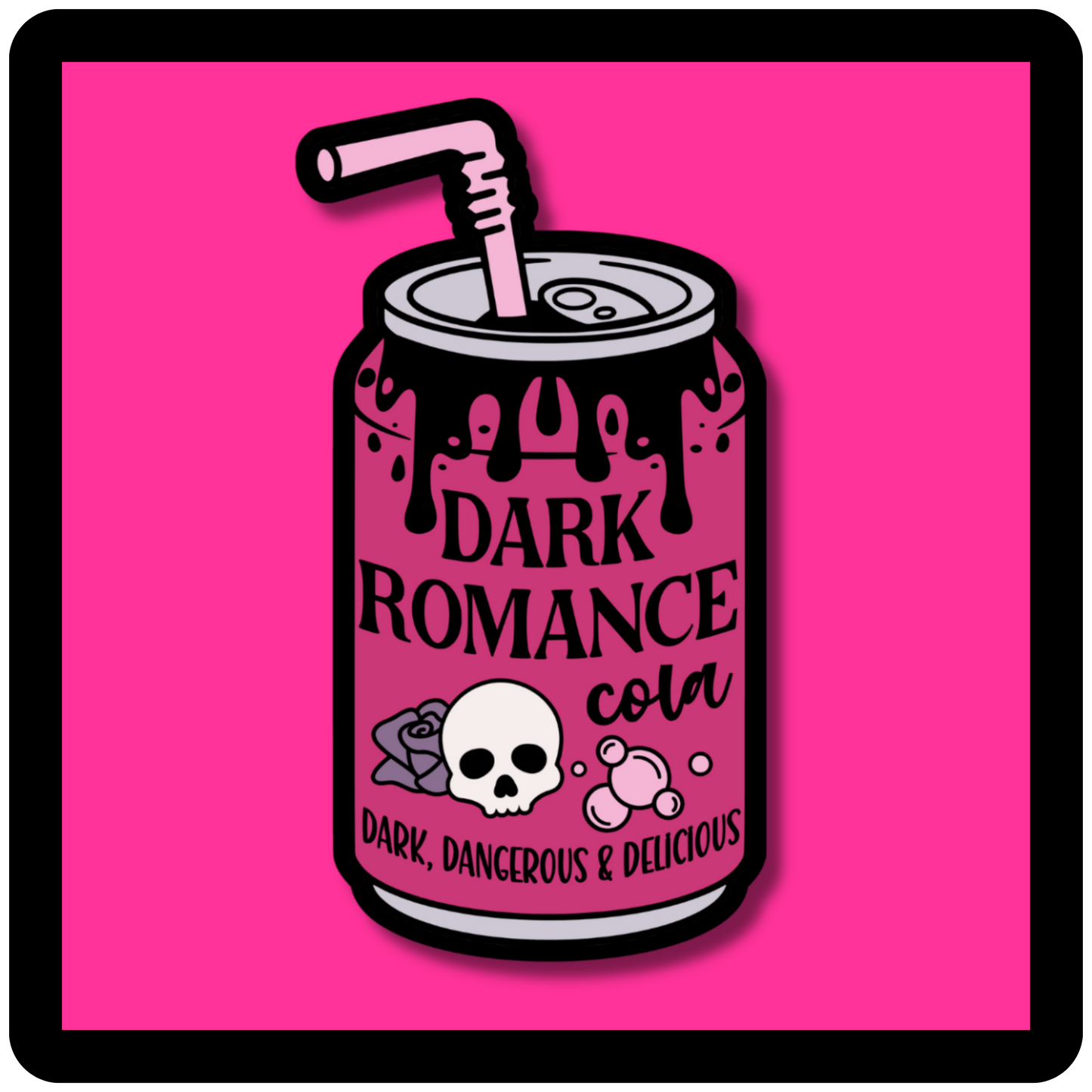 Dark Romance Cola Sticker
