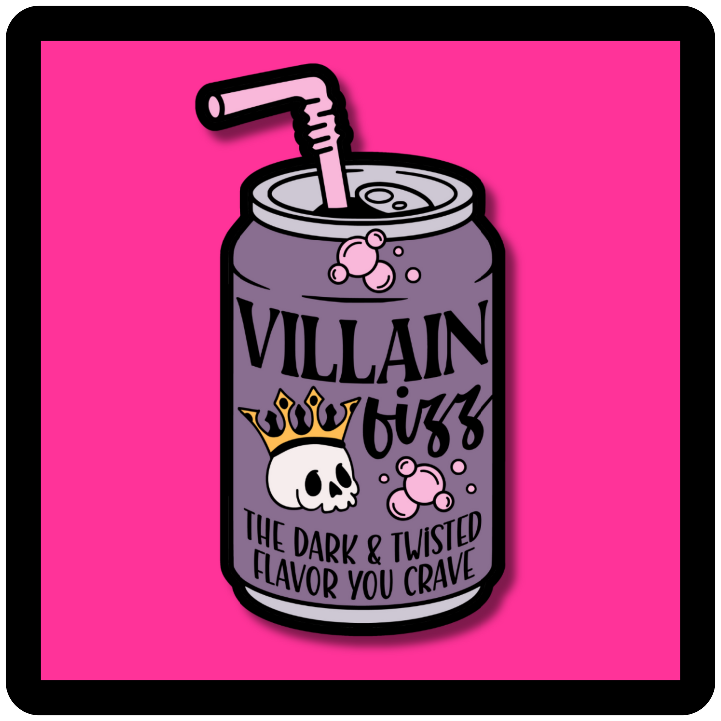 Villain Fizz Sticker