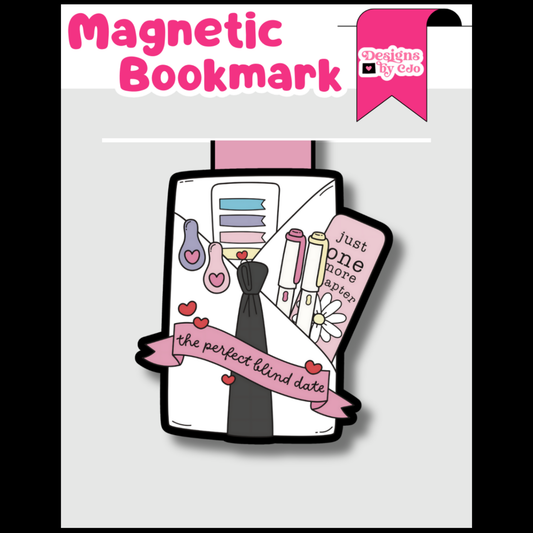 The Perfect Blind Date with a Book Magnetic Bookmark