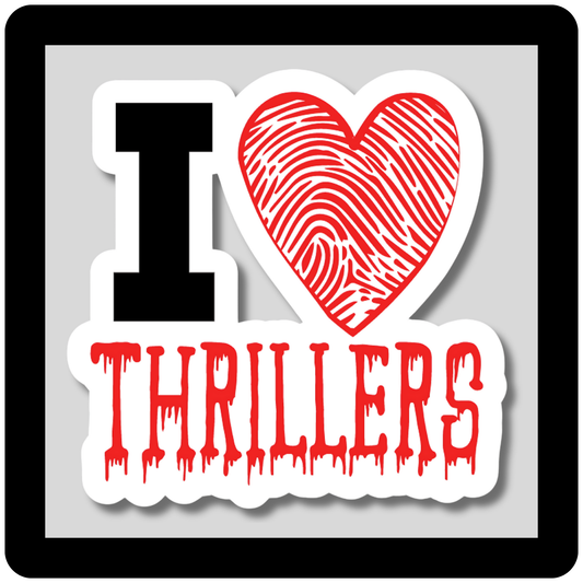I Love Thrillers Sticker