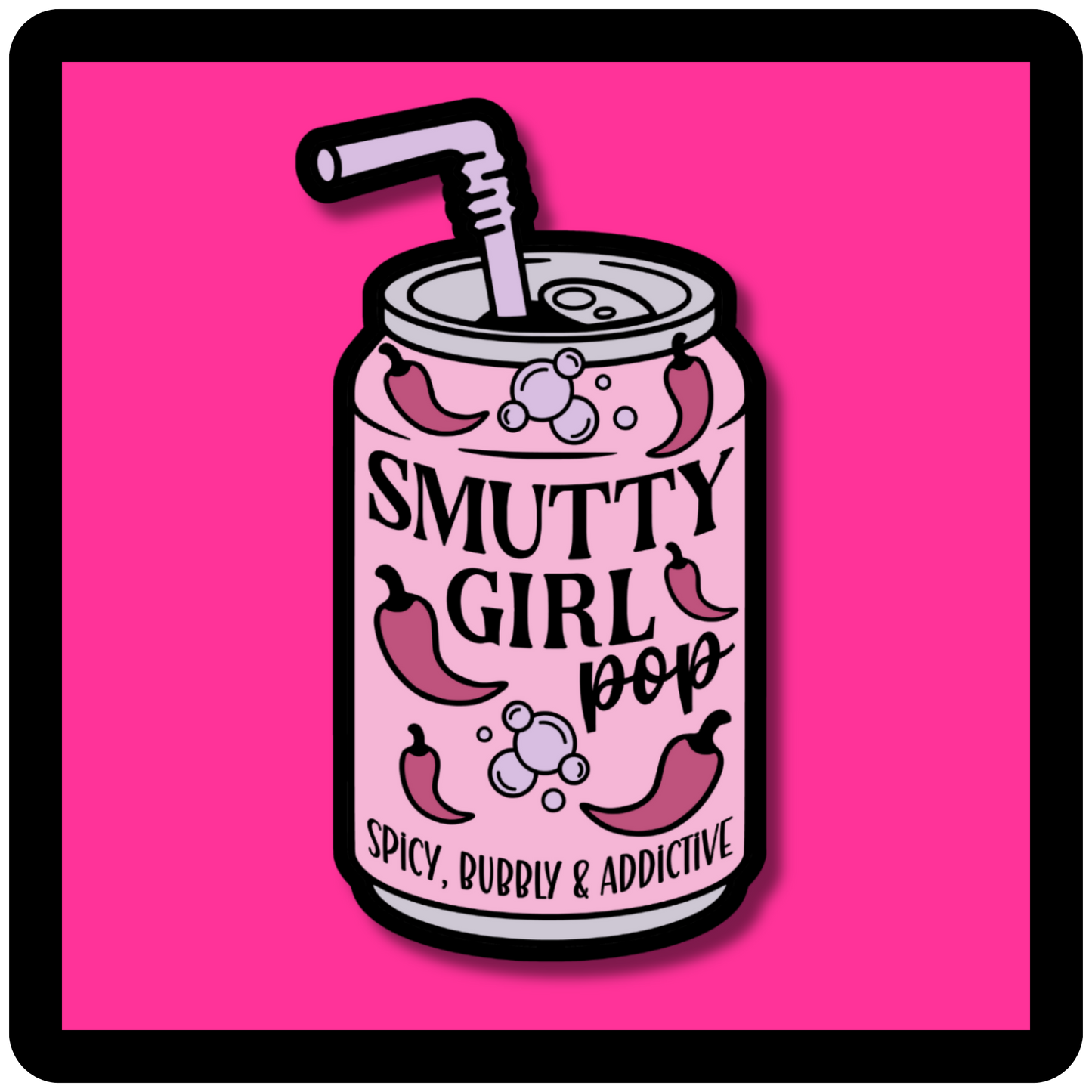 Smutty Girl Pop Sticker